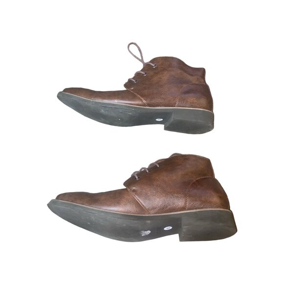Guess Men\'s Joeys Lace-Up Chukka Brown Leather Boots Size 13 main image 7